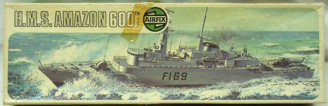 Airfix 1/600 HMS Amazon F169 Type 21 ASW Frigate, 02204-6 plastic model kit